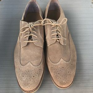 Banana Republic factory suede wing tip shoes.